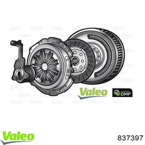 Комплект зчеплення (3 частини) VALEO 837397 ціна, від 421.40 USD