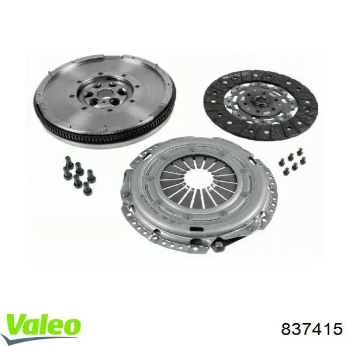 Купити 837415 VALEO Комплект зчеплення (диск, корзина, підшипник)