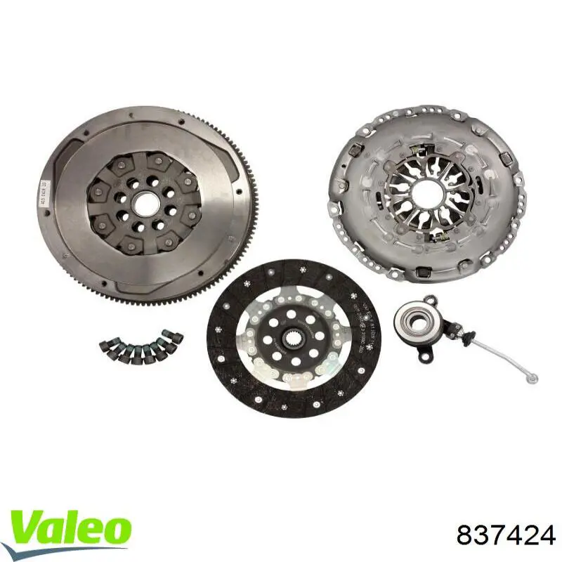 Комплект зчеплення (3 частини) VALEO 837424 ціна, від 673.04 USD