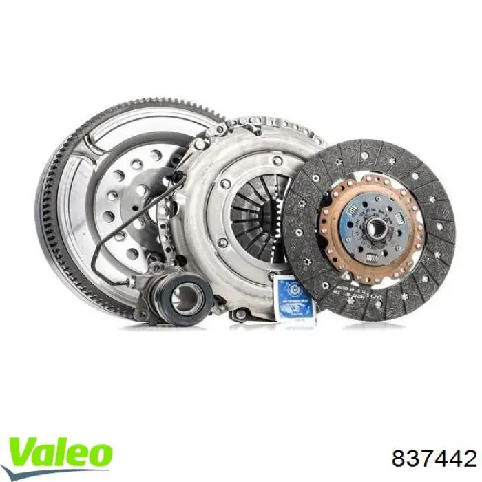 Комплект зчеплення (3 частини) VALEO 837442 ціна, від 701.28 USD