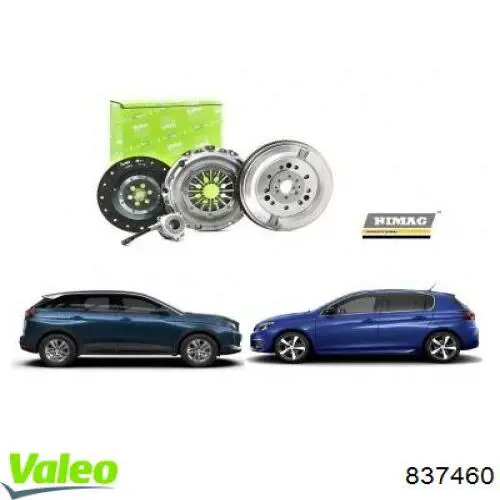 837460 VALEO Зчеплення в зборі