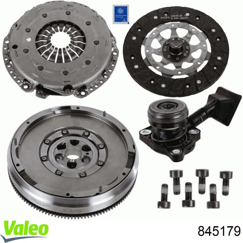 Комплект зчеплення (3 частини) VALEO 845179 ціна, від 538.74 USD