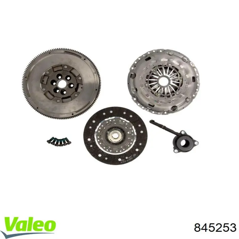 Комплект зчеплення (3 частини) VALEO 845253 ціна, від 404.59 USD