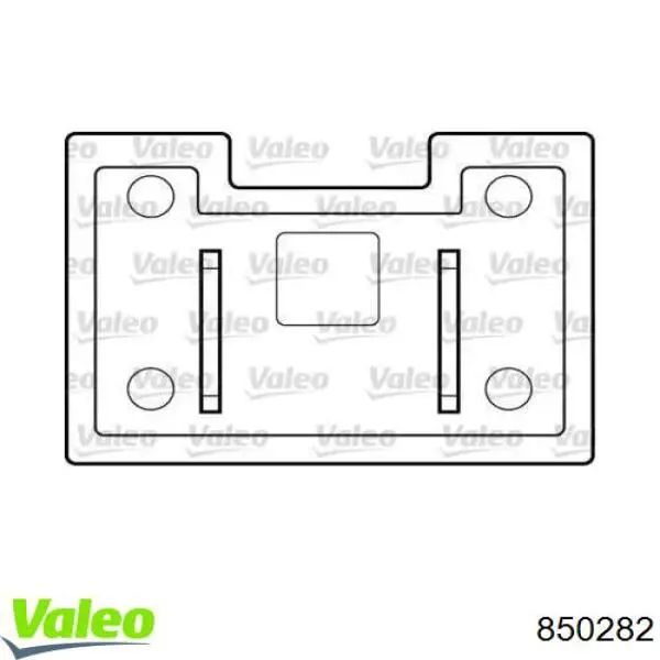 Механізм склопідіймача двері передньої, лівої 850282 VALEO