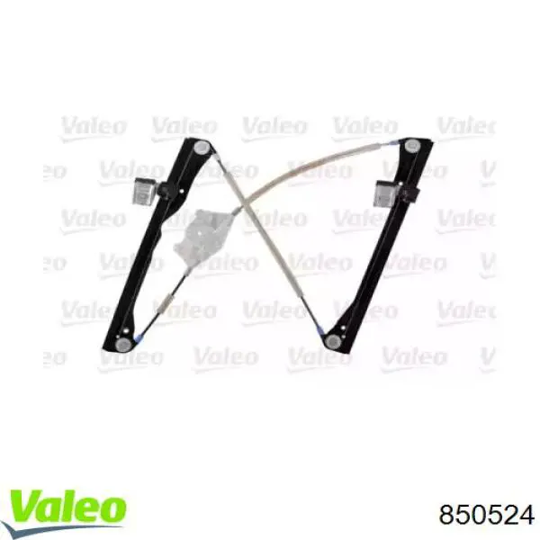 Купити 850524 VALEO Механізм стеклопідйомника водійських дверей