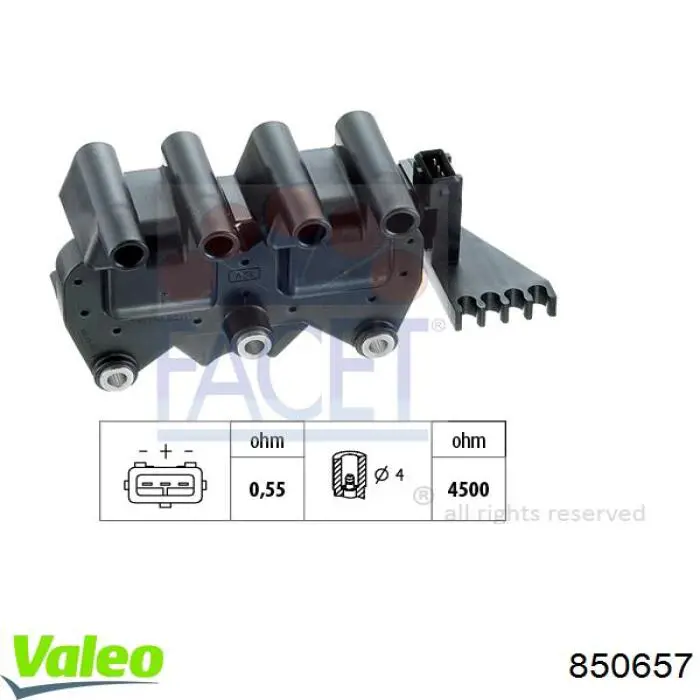 Механізм склопідіймача двері передньої, правої 850657 VALEO