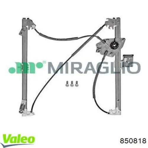Склопідйомник з електродвигуном VALEO 850818 ціна, від 60.81 USD