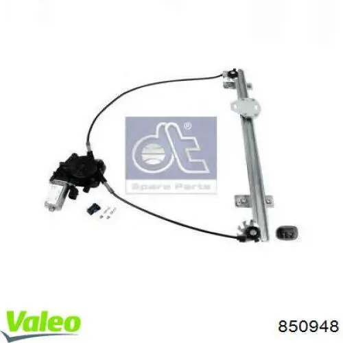 Купити 850948 VALEO Механізм стеклопідйомника водійських дверей