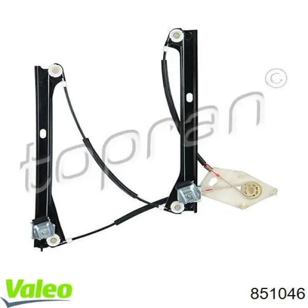 Купити 851046 VALEO Механізм стеклопідйомника водійських дверей