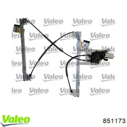 851173 VALEO Механізм склопідіймача дверей передніх, правих