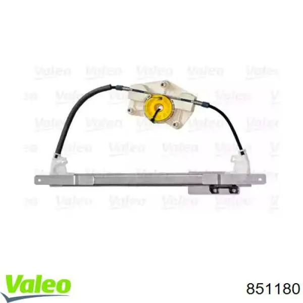 851180 VALEO Склопідйомник задніх лівих дверей