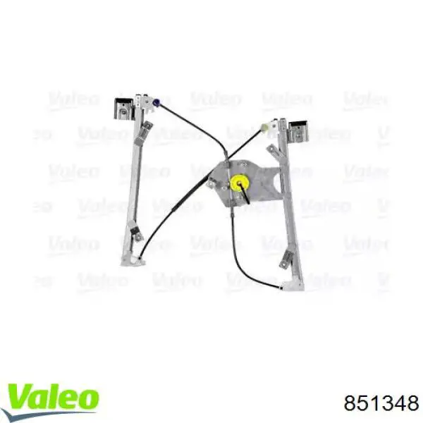 Купити 851348 VALEO Механізм стеклопідйомника водійських дверей