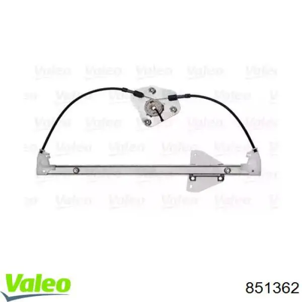 Купити 851362 VALEO Механізм стеклопідйомника водійських дверей