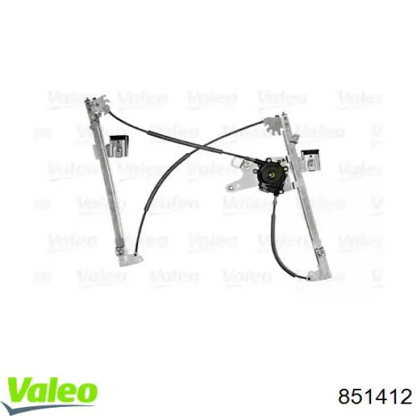 851412 VALEO Підйомник механічний вітрового скла