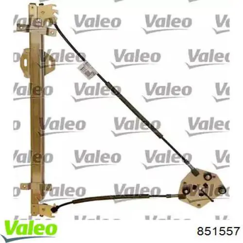 851557 VALEO Склопідйомник задніх правих дверей
