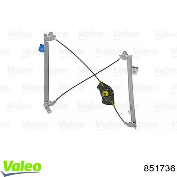 851736 VALEO Підйомник механічний вітрового скла
