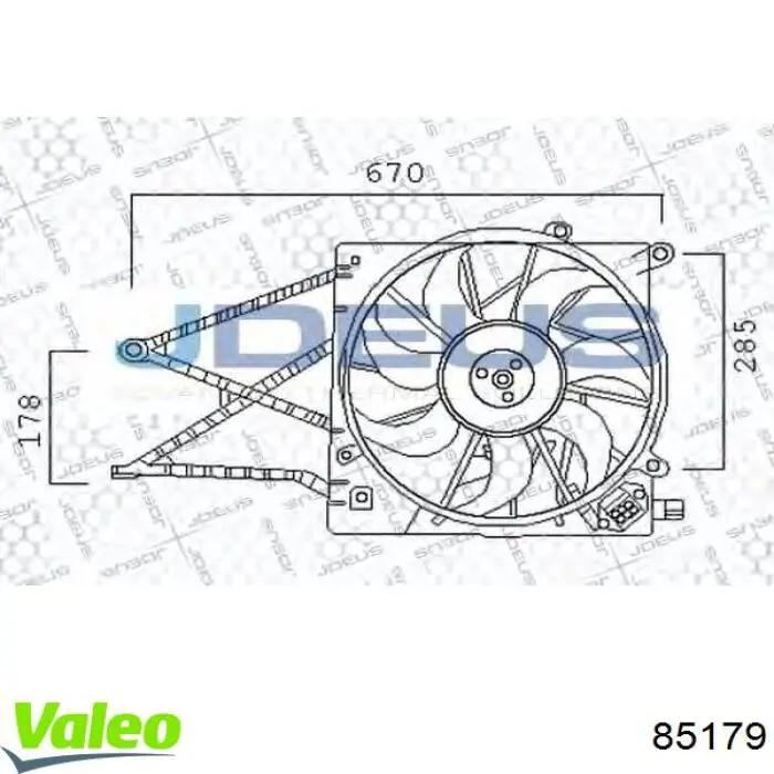 Коректор фари 85179 VALEO