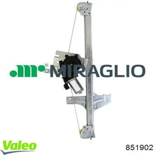 Склопідйомник з електродвигуном VALEO 851902 ціна, від 44.12 USD