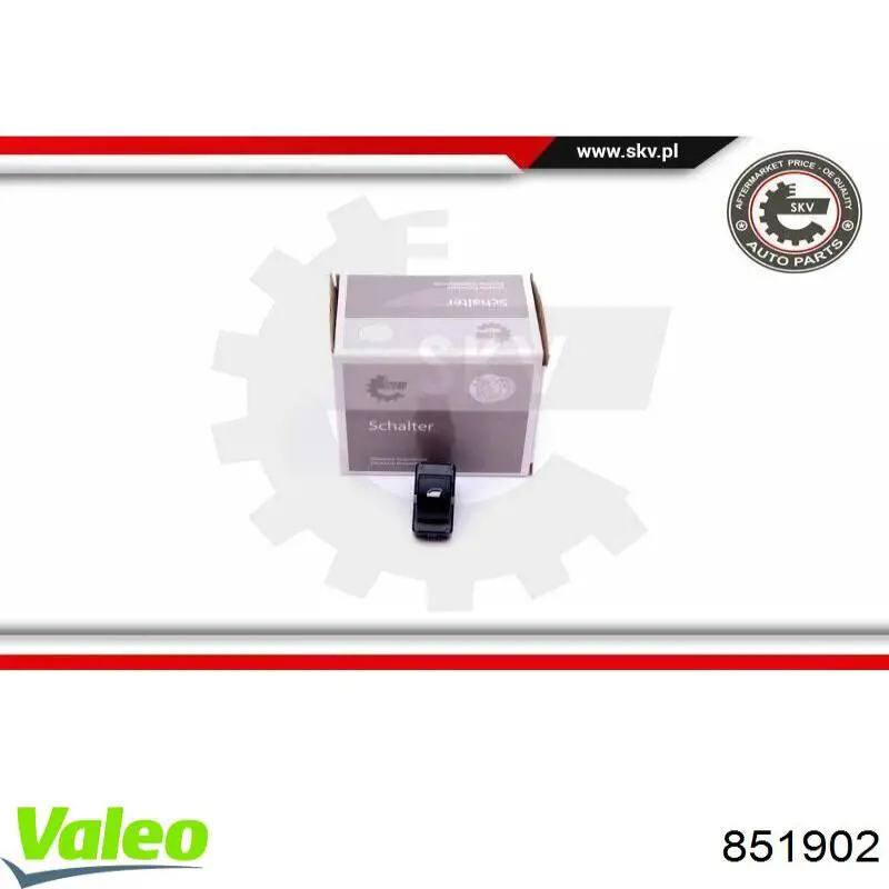 Купити 851902 VALEO Механізм стеклопідйомника водійських дверей