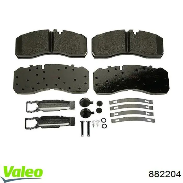 Тормозні колодки VALEO 882204