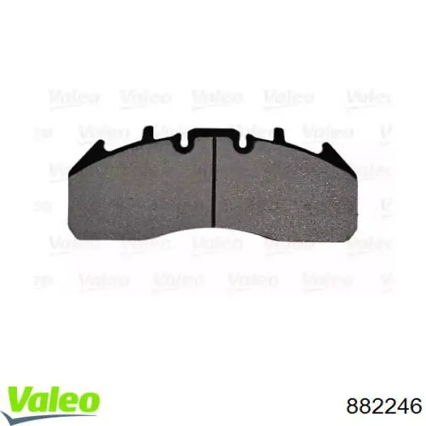 Тормозні колодки VALEO 882246