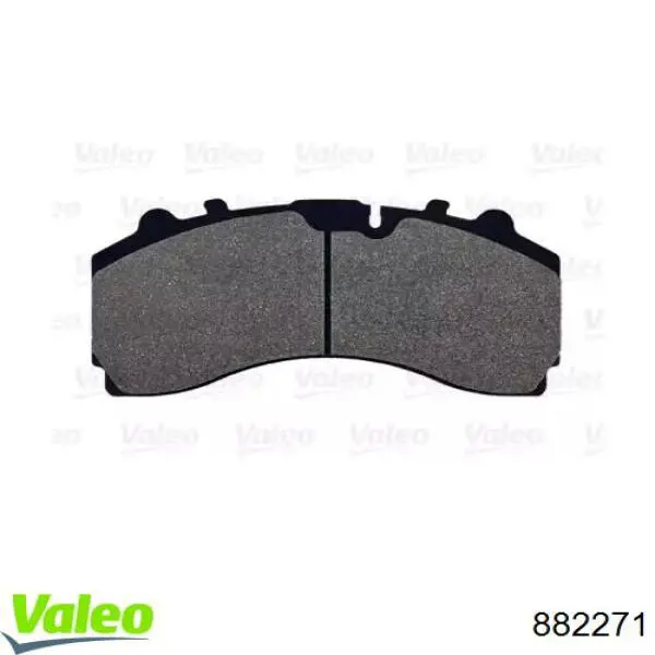 Передні тормозні колодки 882281 VALEO