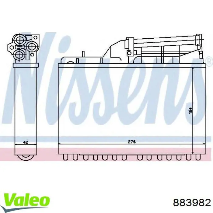 Купити 883982 VALEO Теплообмінник