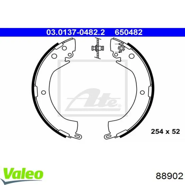 Купити 88902 VALEO Права блок фара