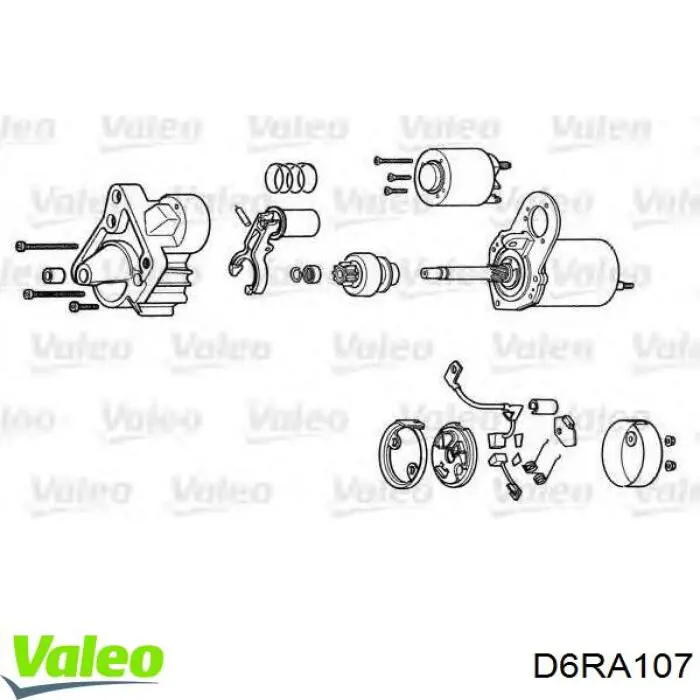 Стартер VALEO D6RA107 ціна, від 63.77 USD