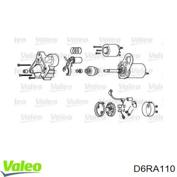 Стартер VALEO D6RA110 ціна, від 52.76 USD
