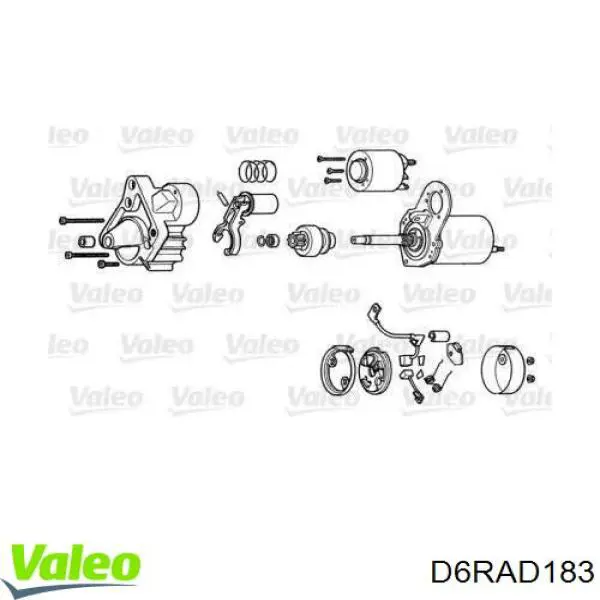 Стартер D6RAD183 VALEO