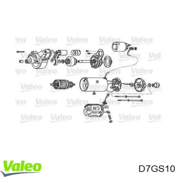 D7GS10 VALEO Стартер двигуна