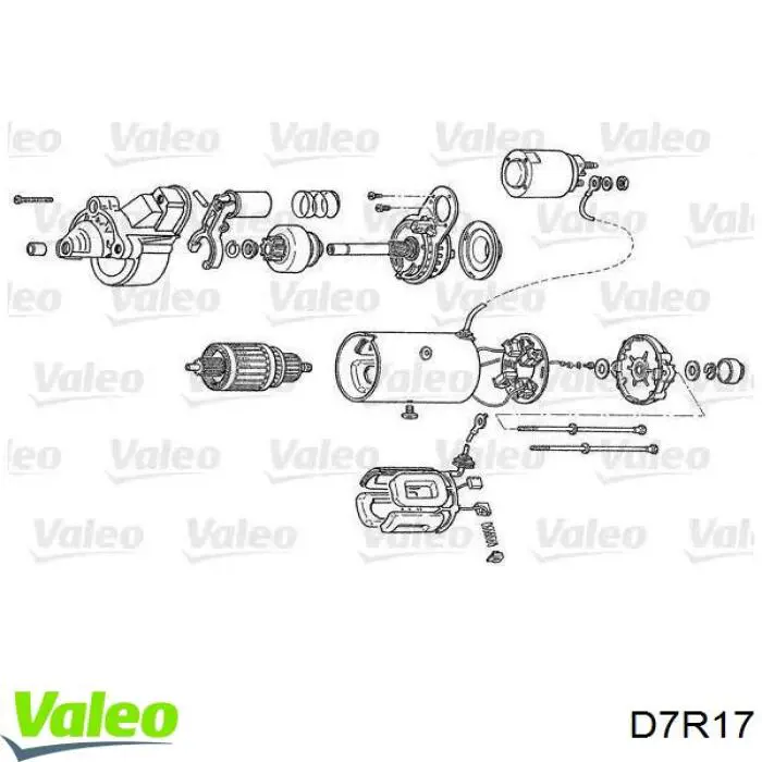 Стартер VALEO D7R17 ціна, від 101.50 USD