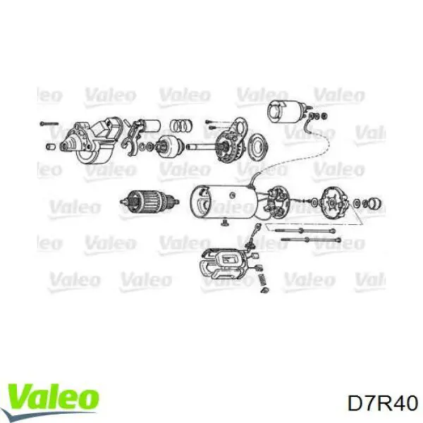 Стартер VALEO D7R40 ціна, від 107.10 USD