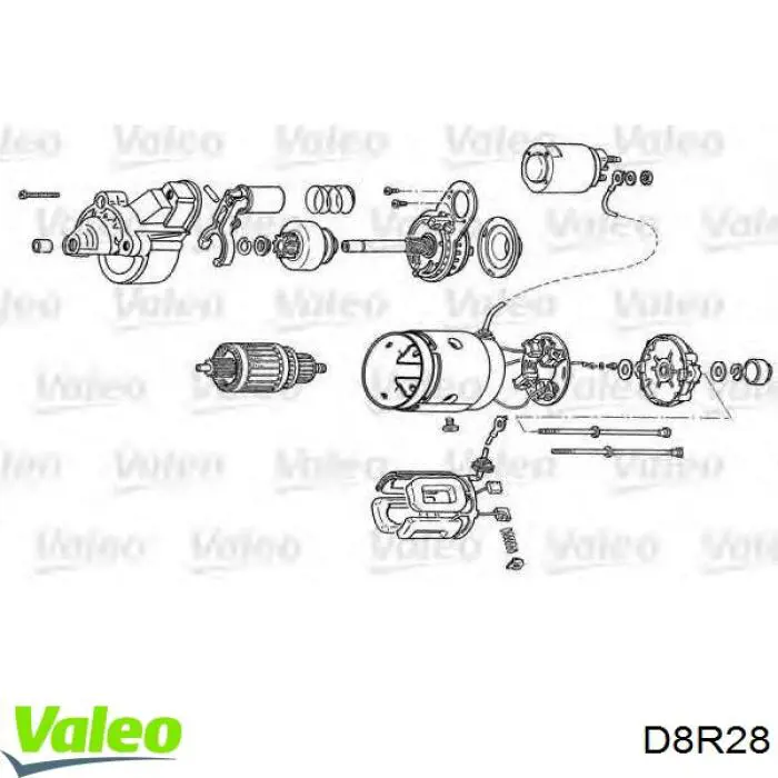 Стартер VALEO D8R28 ціна, від 50.82 USD