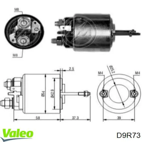 Стартер автомобільний VALEO D9R73