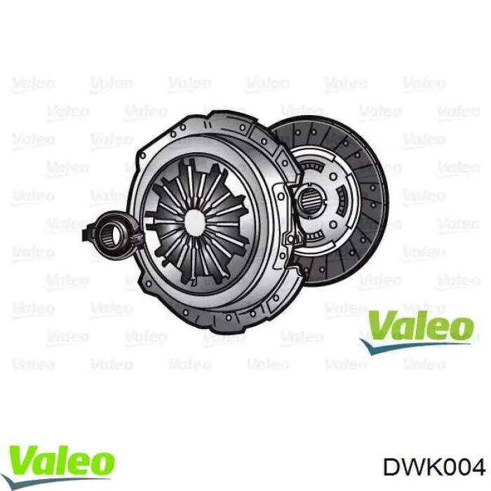 DWK004 VALEO комплект зчеплення (3 частини)