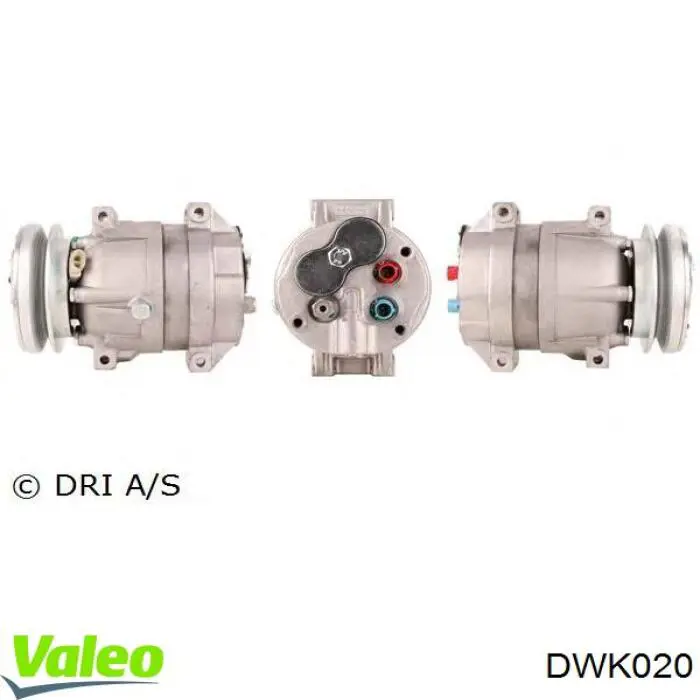 DWK020 VALEO комплект зчеплення (3 частини)