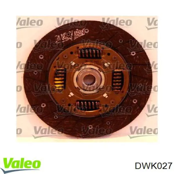 DWK027 VALEO комплект зчеплення (3 частини)