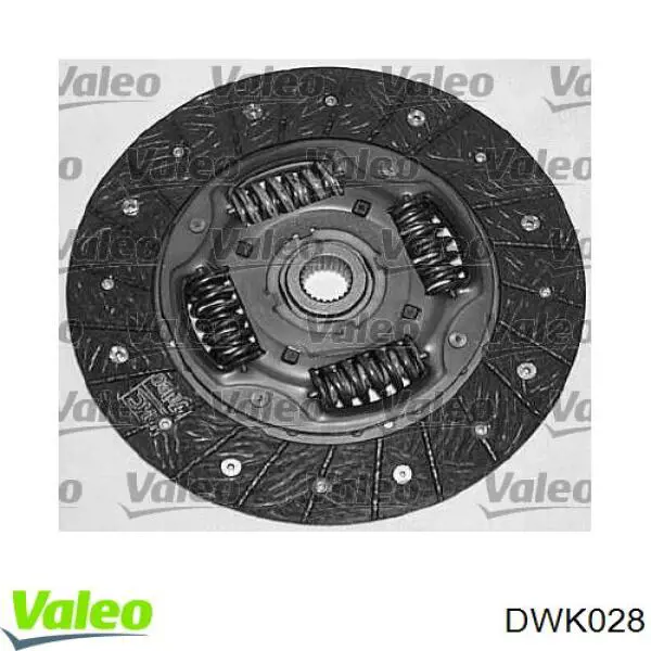 DWK028 VALEO комплект зчеплення (3 частини)