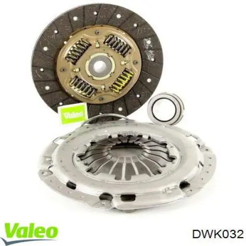 Купити DWK032 VALEO Комплект зчеплення (диск, корзина, підшипник)