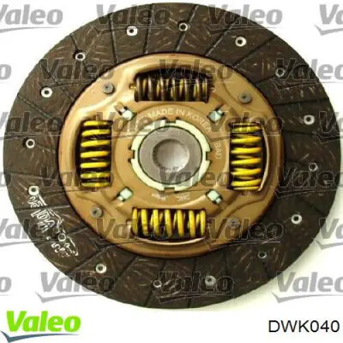 Купити DWK040 VALEO Комплект зчеплення (диск, корзина, підшипник)