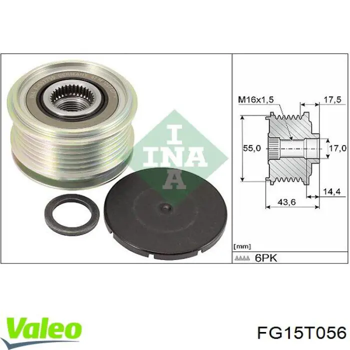 Генератор FG15T056 VALEO