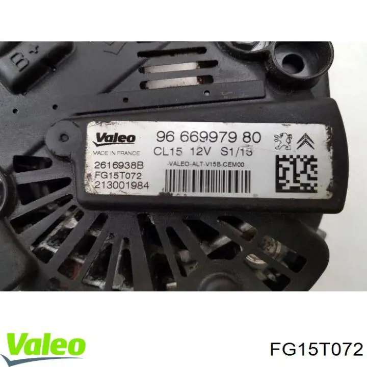 Генератор FG15T072 VALEO