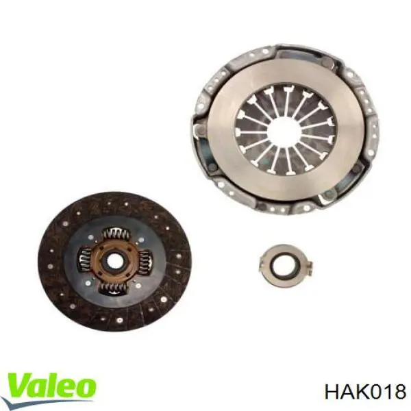 HAK018 VALEO комплект зчеплення (3 частини)