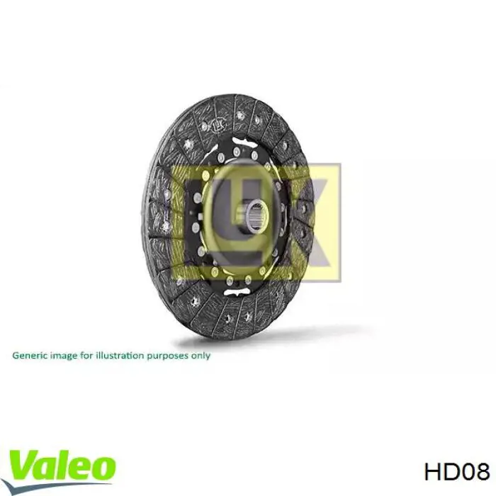 Купити HD08 VALEO Диск зчеплення