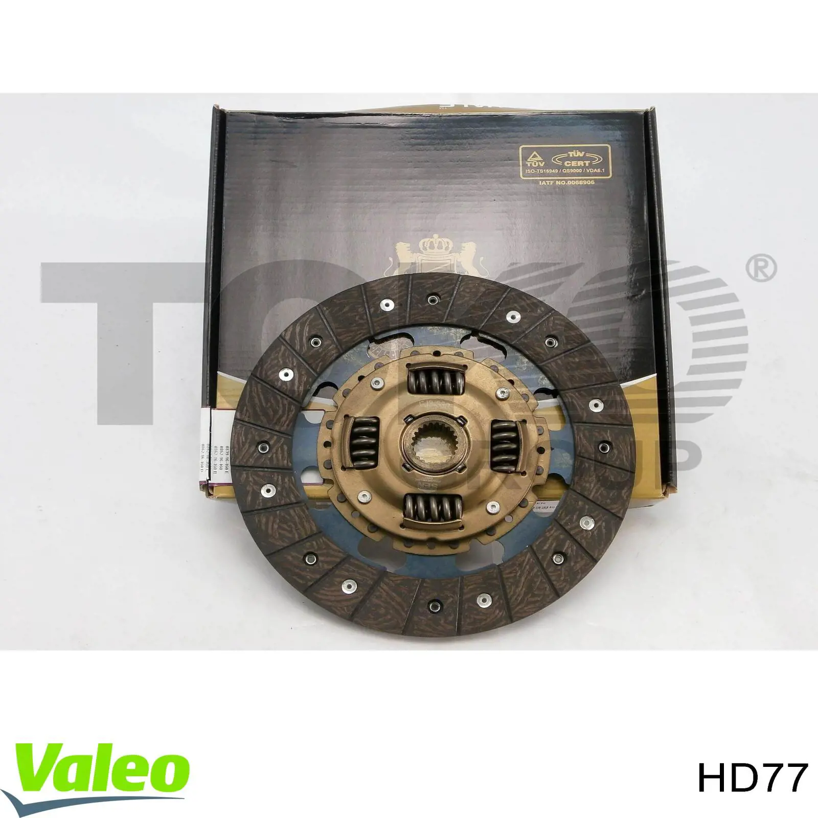 Диск зчеплення HD77 VALEO