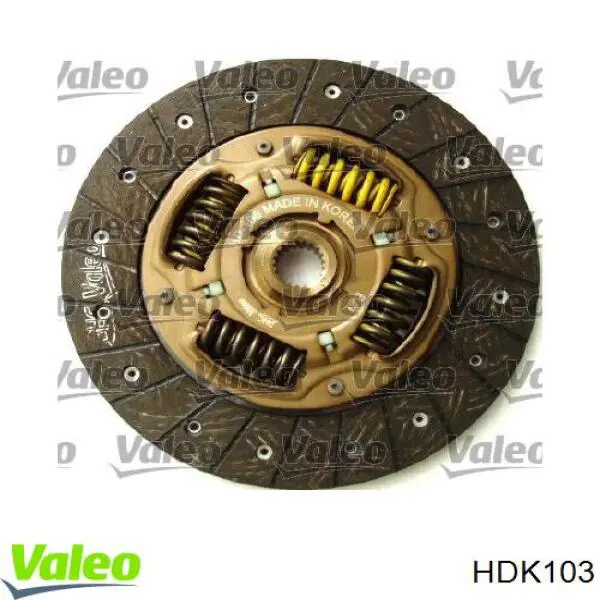 HDK103 VALEO комплект зчеплення (3 частини)