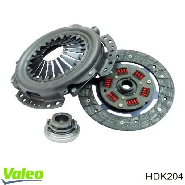 HDK-204 VALEO Комплект зчеплення (3 частини)