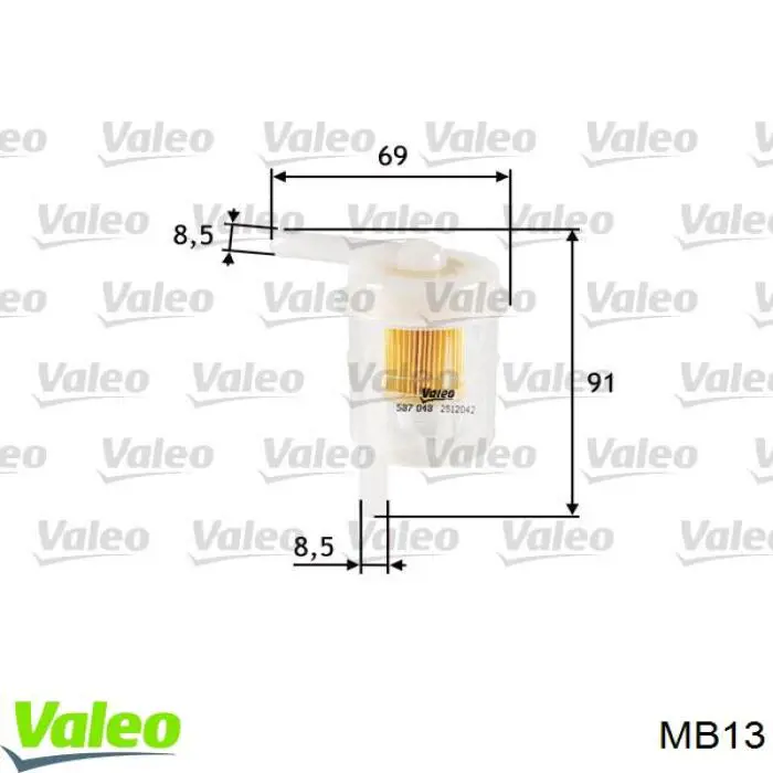 Диск зчеплення MB13 VALEO